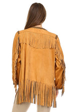 Load image into Gallery viewer, Brown Fringed Jacket
