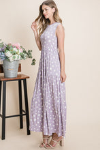 Load image into Gallery viewer, Lavendar, Favorite,  long, print dress
