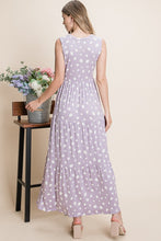 Load image into Gallery viewer, Lavendar, Favorite,  long, print dress
