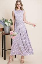 Load image into Gallery viewer, Lavendar, Favorite,  long, print dress
