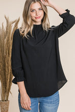 Load image into Gallery viewer, Black 3/4 Sleeve Top
