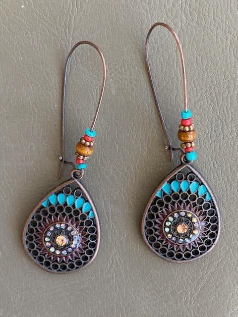 Southwest Style Beaded Earrings