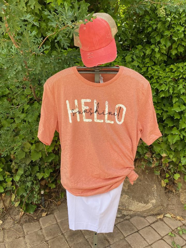 Coral Tee Top