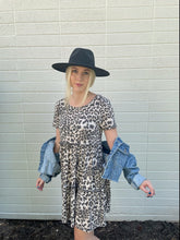 Load image into Gallery viewer, The Fall Animal Print Dress
