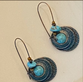 Blue Earrings