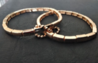 Double Gold Tone Bracelet