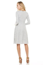 Load image into Gallery viewer, Long sleeved Heather Grey Dress
